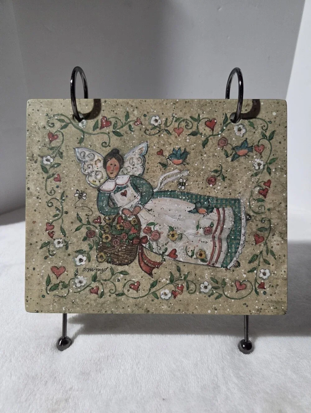 2002 Burnes Of Boston Folk Art Angel  